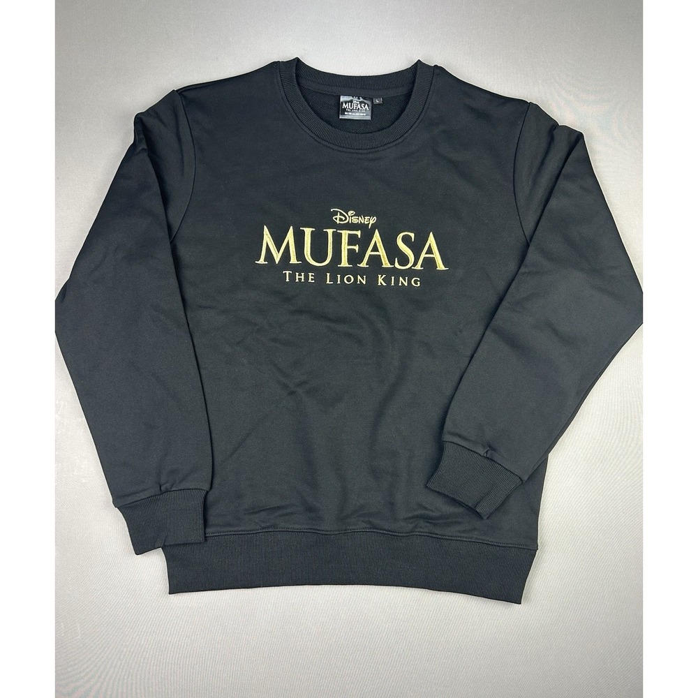 Disney Mufasa Men's L The Lion King Movie‎ Promo Crewneck Sweatshirt NEW NWOT